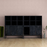 収納棚 リビング収納 フラップ扉 マガジンラック