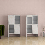 本棚 フラップ扉 A4書類収納 収納家具 ラック