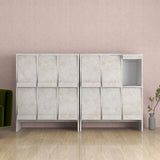 収納棚 リビング収納 食器棚 キャビネット 扉付き収納