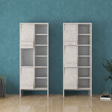 収納棚 リビング収納 書棚 食器棚 マルチ収納