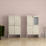 食器棚 キッチン収納 ブックシェルフ フラップ扉