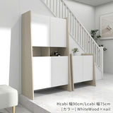 扉付き収納棚 本棚