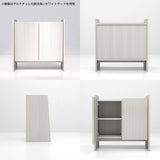 扉付き収納棚 本棚