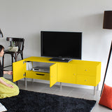 日本製テレビ台 配線収納機能付き