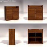 ルーター収納 プッシュ式扉