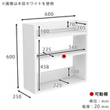 ウォールシェルフ 壁掛け収納