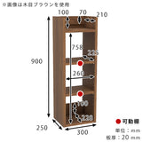 壁掛けラック ウォールシェルフ