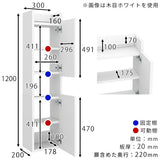 壁掛けラック スリムウォールシェルフ