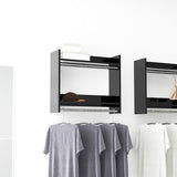 ハンガーラック 壁掛けハンガーラック