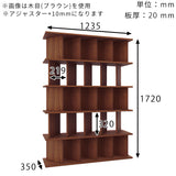 間仕切りシェルフ パーテーションラック | パーテーションラック 5×5/D35 nail