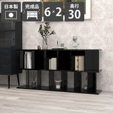 衝立シェルフ パーテーション | パーテーションラック 6×2/D30 black