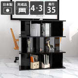 間仕切り棚 収納 | パーテーションラック 4×3/D35 black