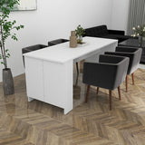 ダイニングテーブル 扉収納