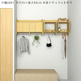 壁掛けハンガーラック ウォールシェルフ