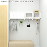 ウォールラック 壁掛けハンガーラック