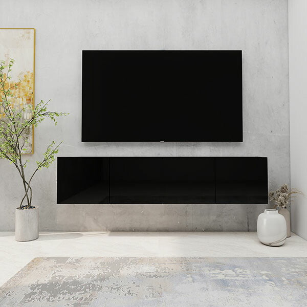 テレビボード 幅180cm ロータイプ ワイドテレビ台｜Mirai Float TV