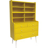 キッチン収納 イエロー