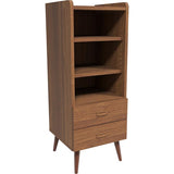 サイドチェスト 本棚 デスクサイド | aster 400H収納キャビ 木目