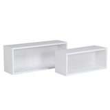 ウォールシェルフ 長方形 セット | WallBox7 B 木目 【SET】