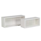 ウォールシェルフ 長方形 セット | WallBox7 B 木目 【SET】