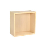 ウォールシェルフ 正方形 | WallBox7 A 単品S 木目