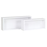 ウォールシェルフ 長方形 セット | WallBox7 E 木目 【SET】