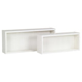 ウォールシェルフ 長方形 セット | WallBox7 E 木目 【SET】