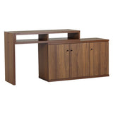 テレビ台 コーナー 伸縮 L字 デスク | T+D 105W扉