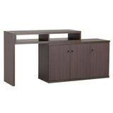 テレビ台 コーナー 伸縮 L字 デスク | T+D 105W扉