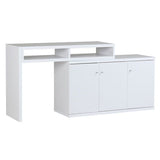 テレビ台 コーナー 伸縮 L字 デスク | T+D 105W扉