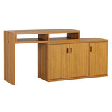 テレビ台 コーナー 伸縮 L字 デスク | T+D 105W扉