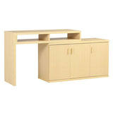 テレビ台 コーナー 伸縮 L字 デスク | T+D 105W扉