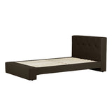 ベッドフレーム セミダブル レザーベッド | LowBaggyBed SD 合皮