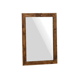 ウォールミラー 木製 ライトブラウン | STYLEミラーWM6090