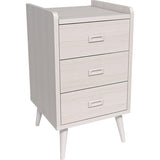 チェスト サイドチェスト ベッドサイドチェスト | aster スリムチェスト 3段 木目