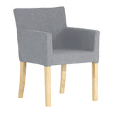 ダイニングチェア 椅子 北欧インテリア | JOY Sサイズ 両肘タイプ NS-7 生地 ナチュラル脚