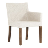 リビングチェア 北欧風 1人掛け | JOY Sサイズ 左肘タイプ NS-7 生地 ブラウン脚