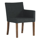 リビングチェア 北欧風 1人掛け | JOY Sサイズ 左肘タイプ NS-7 生地 ブラウン脚