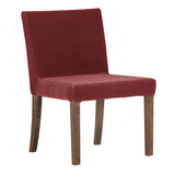 イス カフェ風 | JOY Sサイズ 肘なしタイプ ブラウン脚 モケット生地