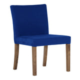 ダイニングチェア カフェ風インテリア | JOY Sサイズ 肘なしタイプ ソフィア生地 ブラウン脚