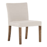 ダイニングチェア カフェ風インテリア | JOY Sサイズ 肘なしタイプ ソフィア生地 ブラウン脚