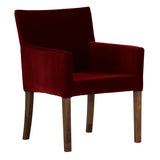 1人用ソファー チェア 椅子 | JOY Mサイズ 両肘タイプ モケット生地 ブラウン脚 1脚