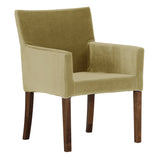 1人用ソファー チェア 椅子 | JOY Mサイズ 両肘タイプ モケット生地 ブラウン脚 1脚