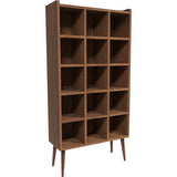 本棚 飾り棚 ディスプレイラック | aster 3×5ラック 木目