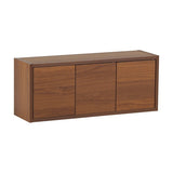 ウォールシェルフ 扉付き | WallBox7-DX B 単品M 木目