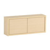 ウォールシェルフ 扉付き | WallBox7-DX E 単品S 木目