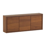 ウォールシェルフ 扉付き | WallBox7-DX E 単品M 木目