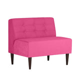 アームレスソファ ダイニングソファ チェア | LUNCH 3×4 ソフィア生地