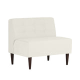 アームレスソファ ダイニングソファ チェア | LUNCH 3×4 ソフィア生地