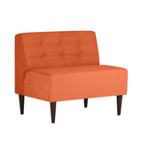 アームレスソファ ダイニングソファ チェア | LUNCH 3×4 ソフィア生地